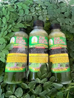 Jus Daun Kelor Dan Salad Buah